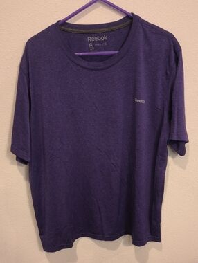 Reebok Men’s Purple Short Sleeve Crew Tee Men's XL